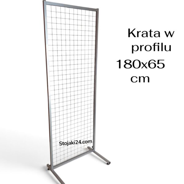 KRATA STOJĄCA - PARAWAN W PROFILU  180 x 65 cm