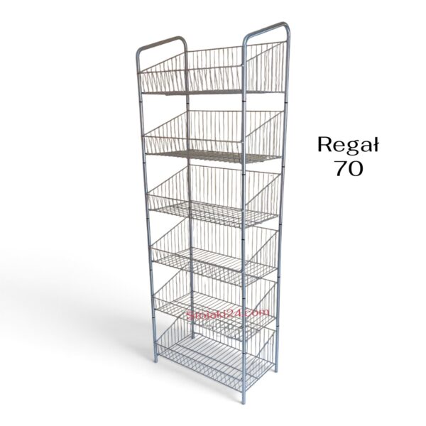 Regał rurowy 70  regał metalowy sklepowy